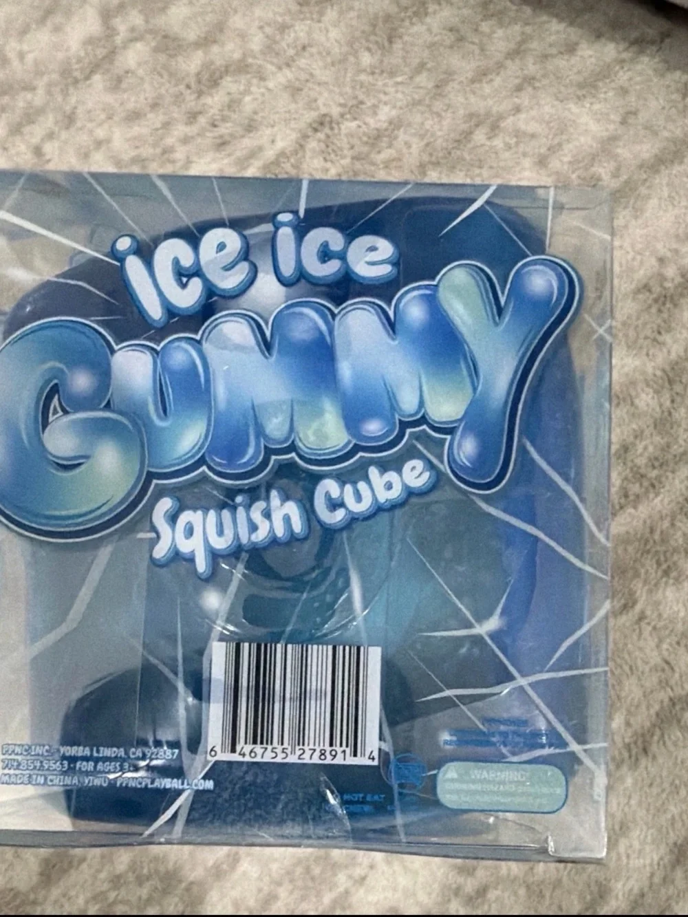 Squish Cube - Blue Gooey Sensory Toy